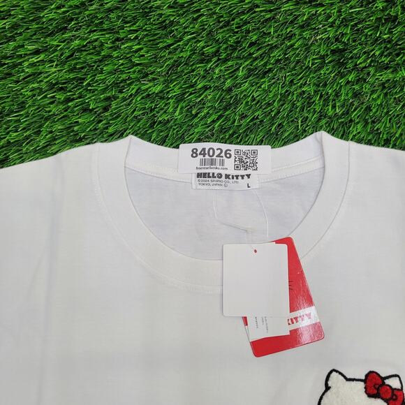 Sanrio Hello-Kitty Shirt Womens Large 20x25 Embroidered Logo - Picture 13 of 14